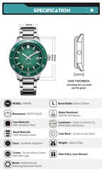 Montre Sportif De Luxe Hommes