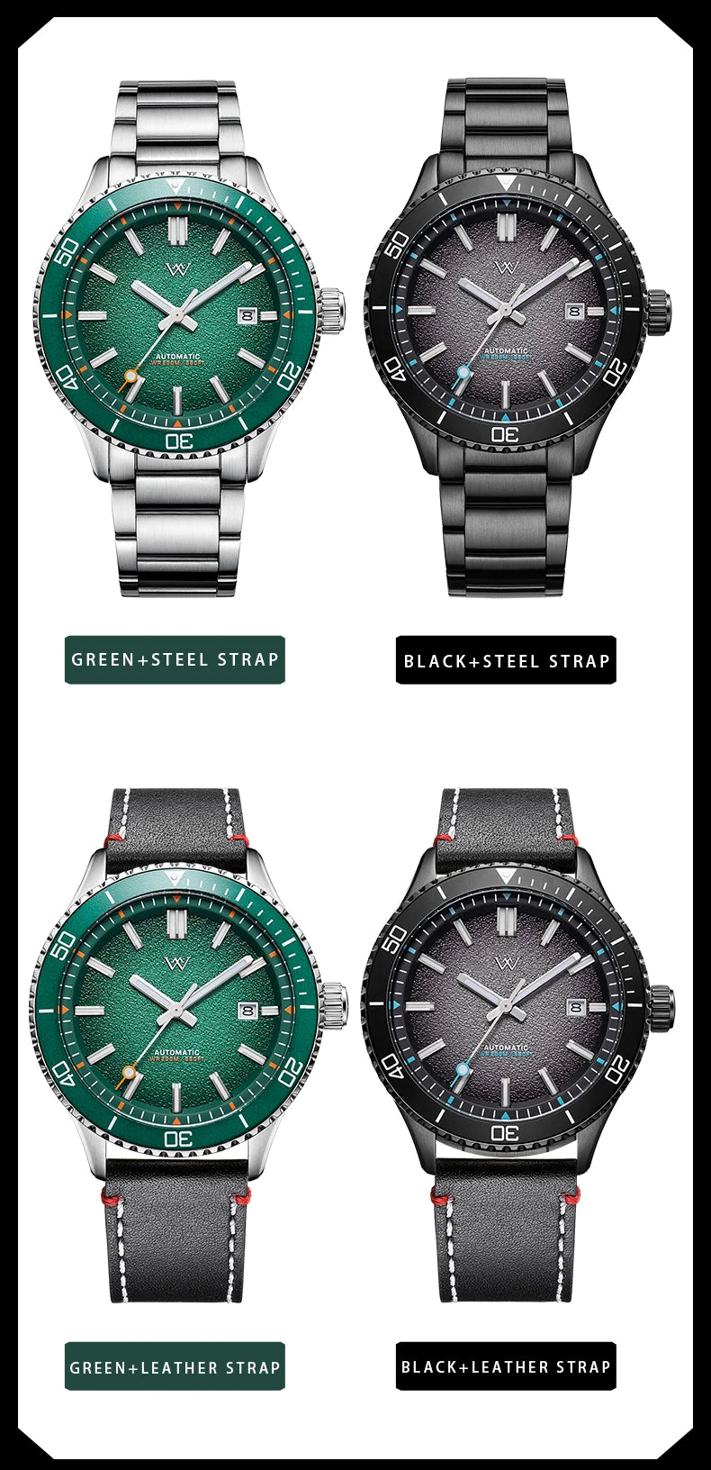 Montre Sportif De Luxe Hommes