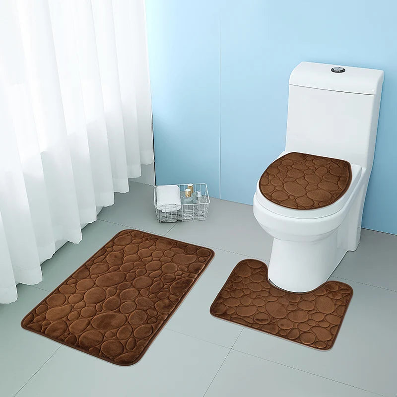 Ensemble De Tapis Pour Salle De Bain