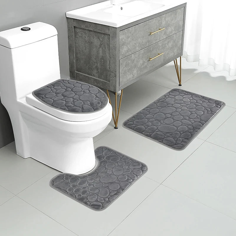 Ensemble De Tapis Pour Salle De Bain