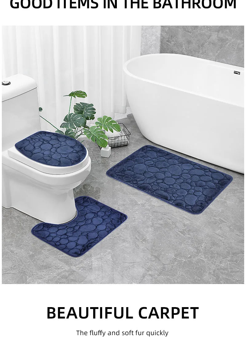 Ensemble De Tapis Pour Salle De Bain