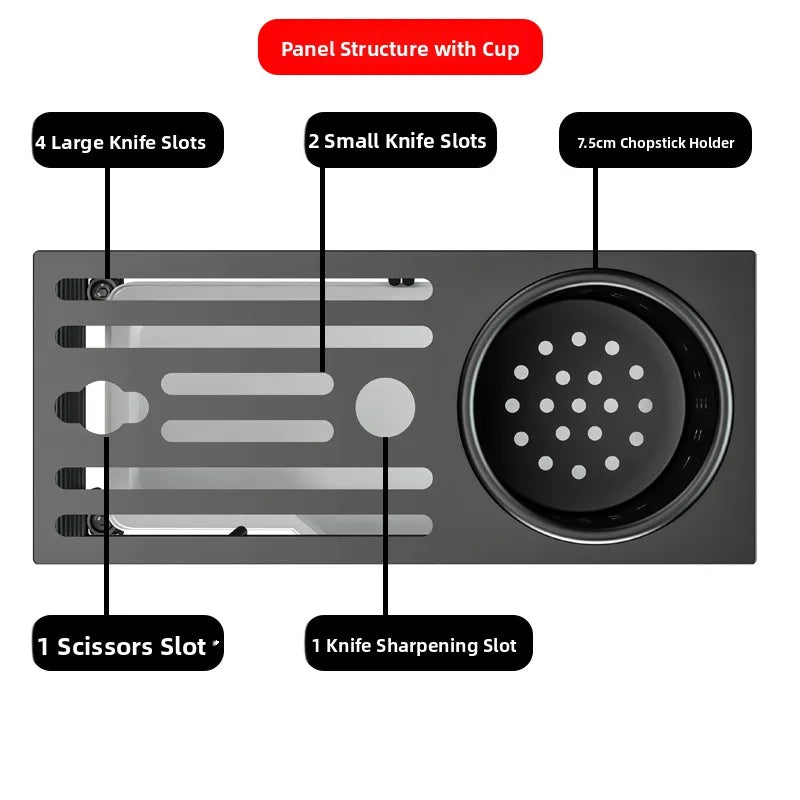Porte-Couteaux Multifonctionnel