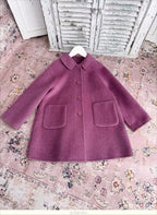 Manteau Laine Cachemire Pour Filles