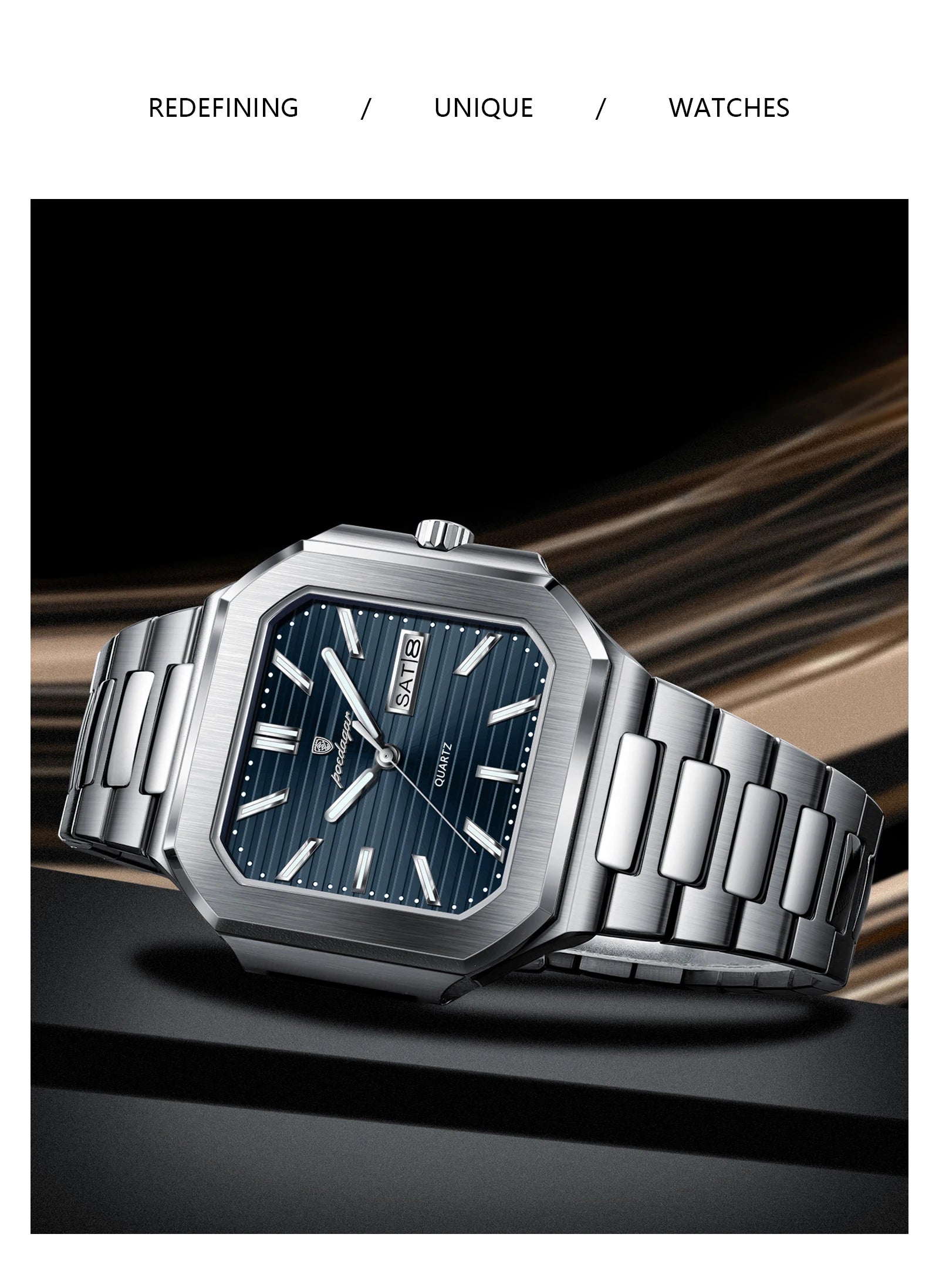 Montre A Quartz Stylish Hommes