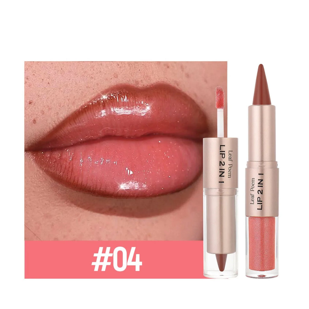 Lippenstift + Gloss (2 in 1)