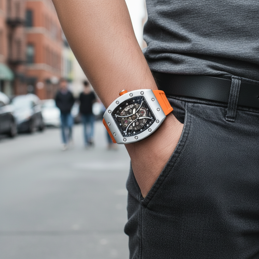 Montre Style Sportif Décontracté Hommes