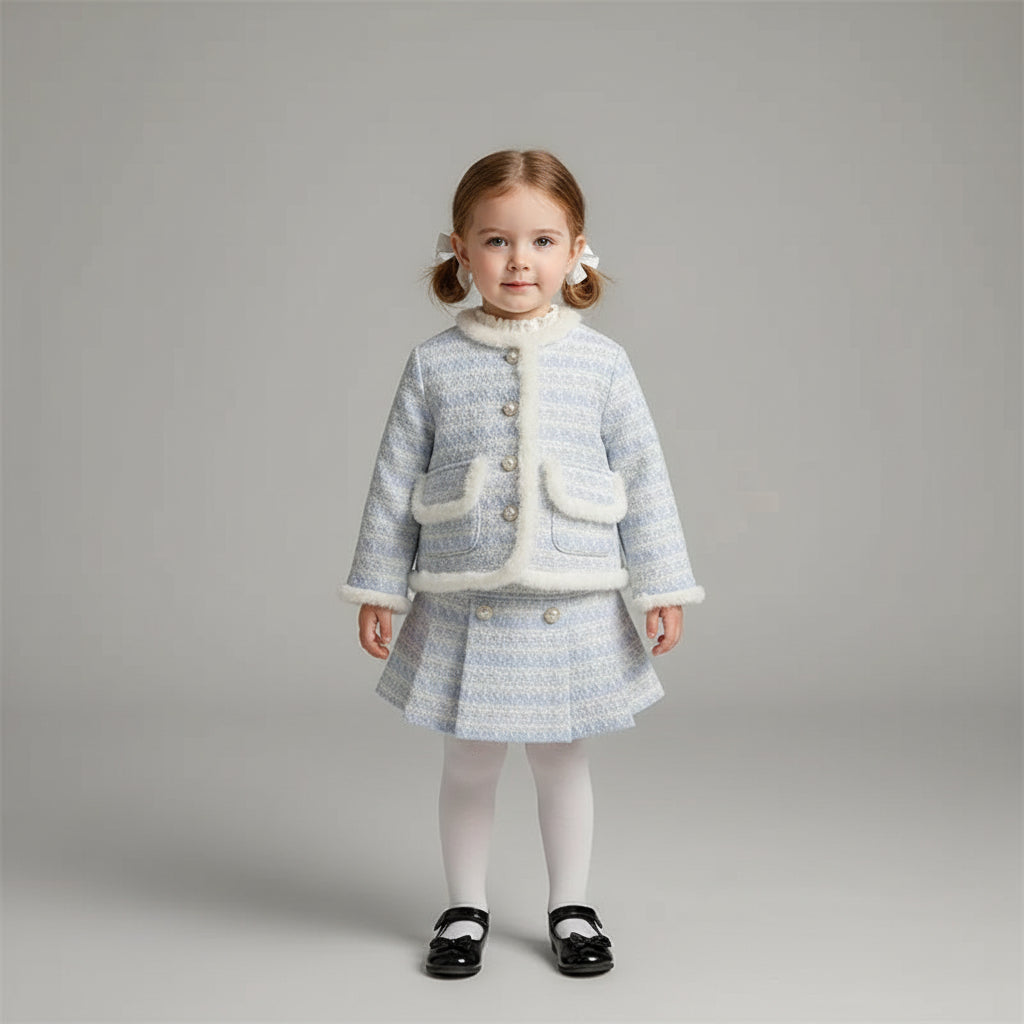 Ensemble Veste Jupe Pour Filles