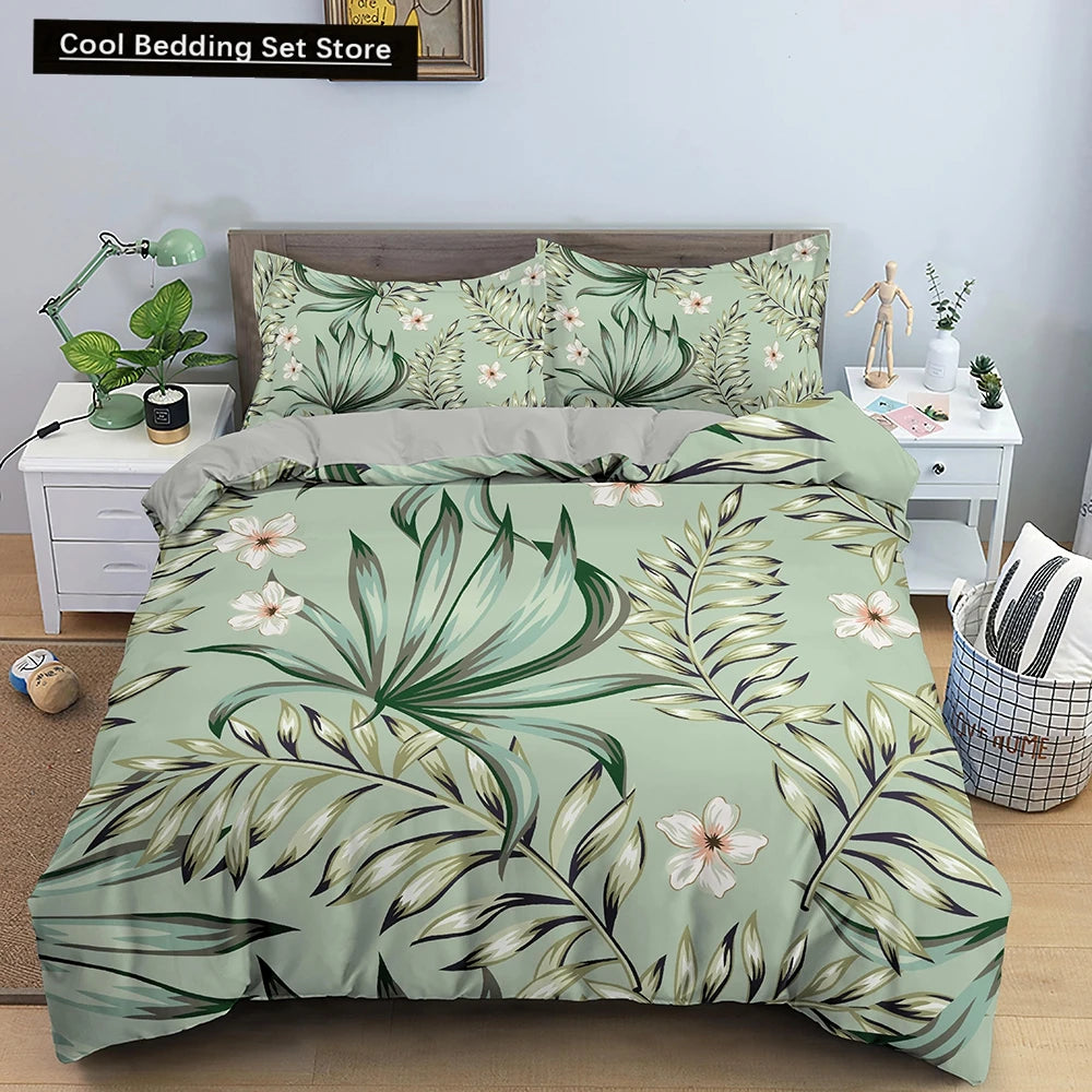 Parure De Lit Fleurs Tropicales