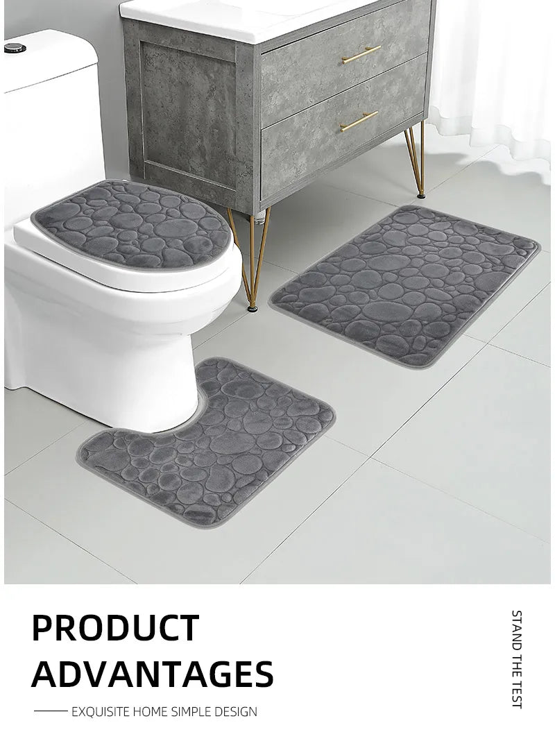 Ensemble De Tapis Pour Salle De Bain
