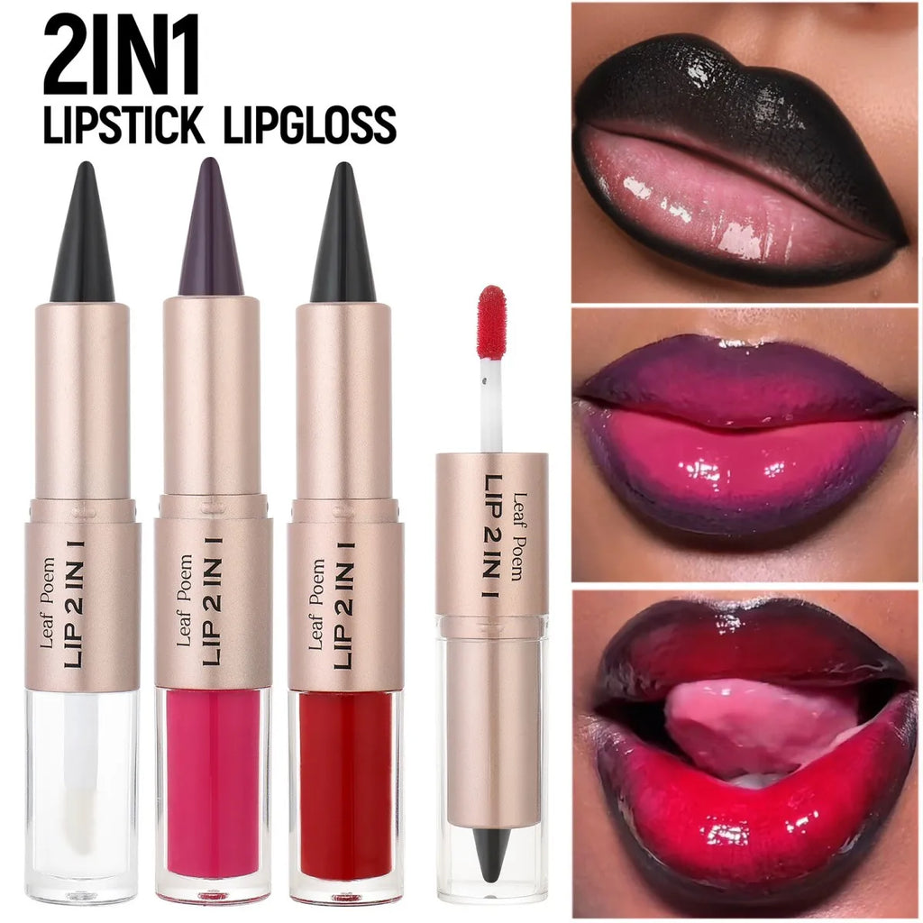 Lippenstift + Gloss (2 in 1)