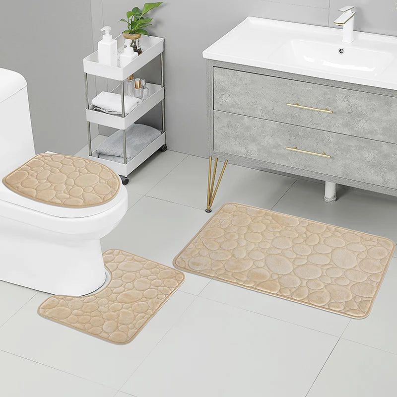 Ensemble De Tapis Pour Salle De Bain