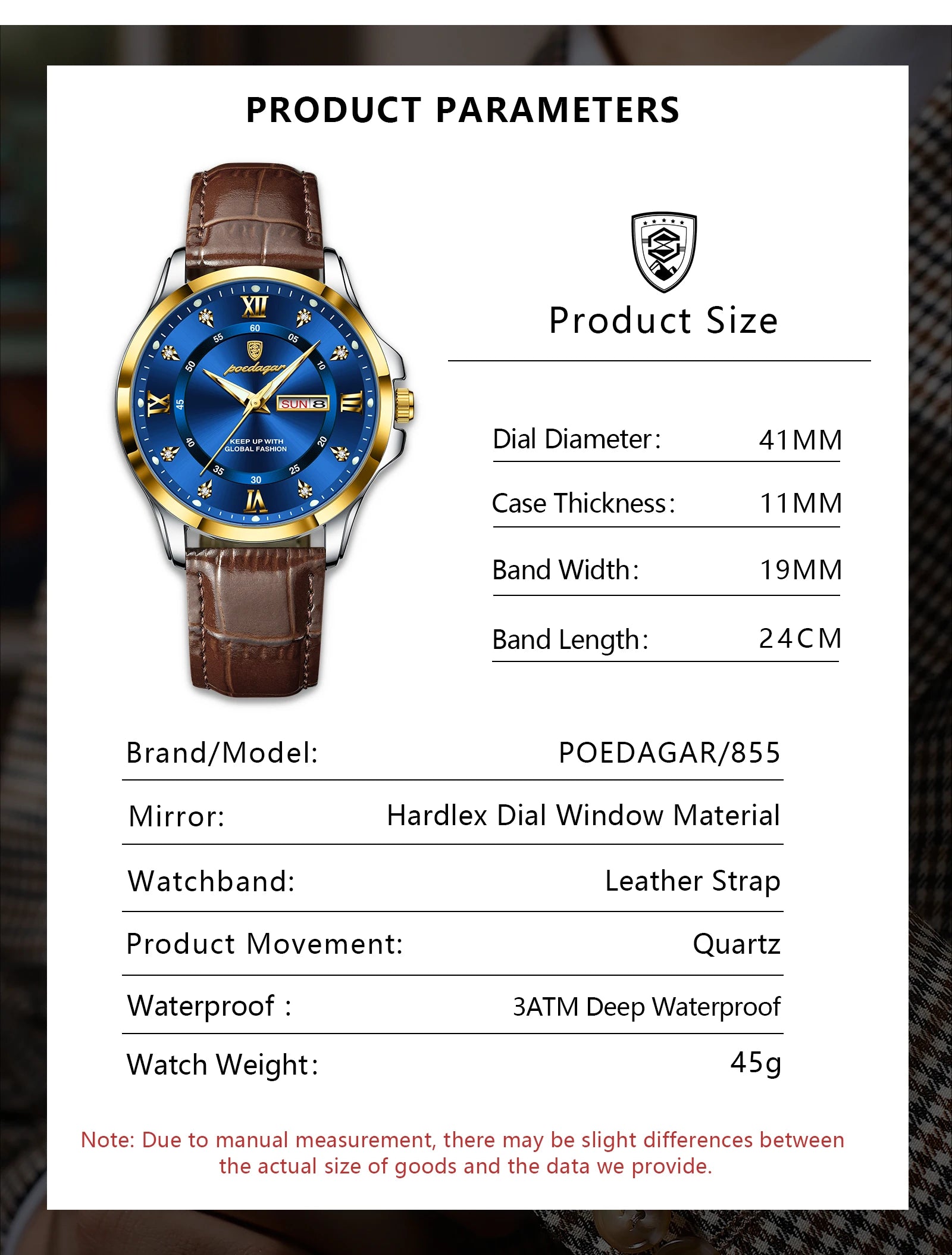 Montre A Quartz Gentleman Hommes