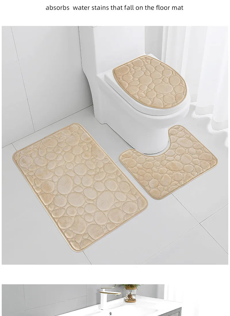 Ensemble De Tapis Pour Salle De Bain