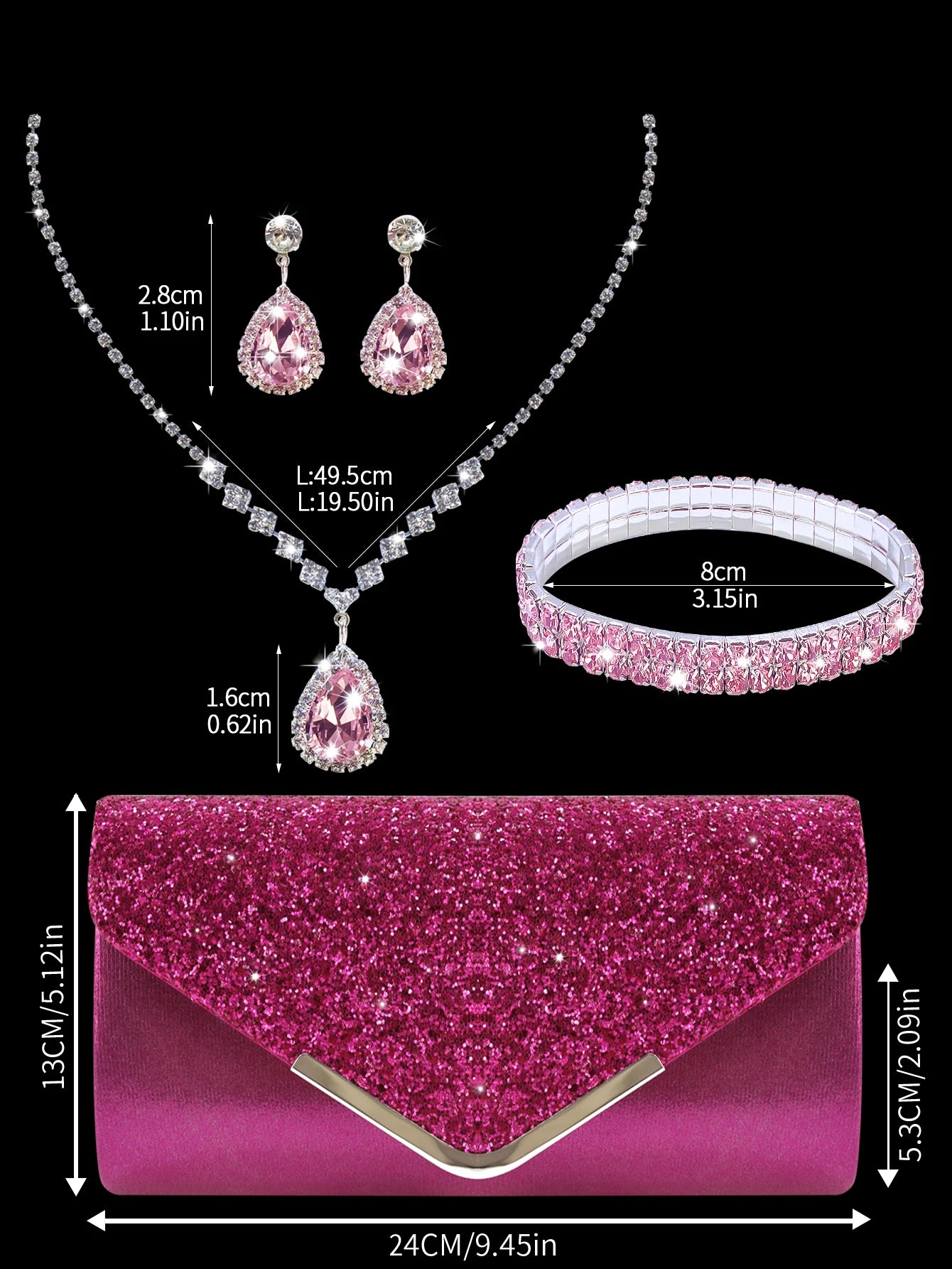 Ensemble Pochette Diamond Femmes