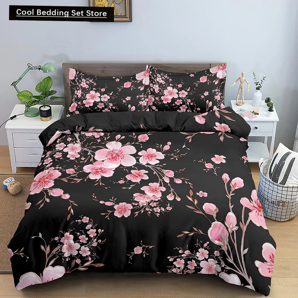 Parure De Lit Fleurs Tropicales