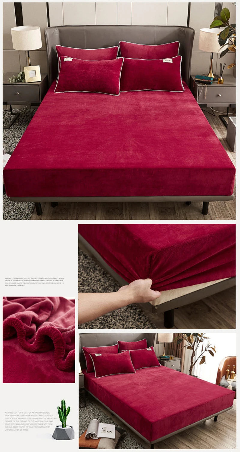 Drap-Housse Chaud Velours