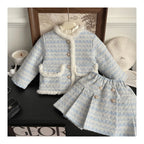 Ensemble Veste Jupe Pour Filles