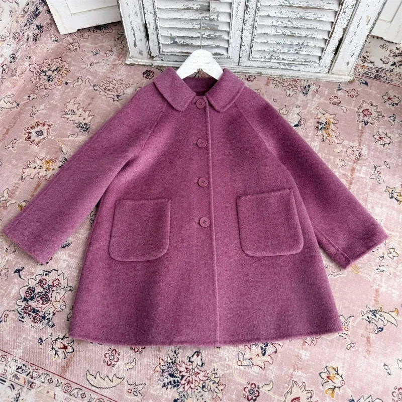 Manteau Laine Cachemire Pour Filles