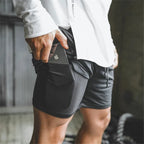Short De Sport 2-en-1 Pour Hommes