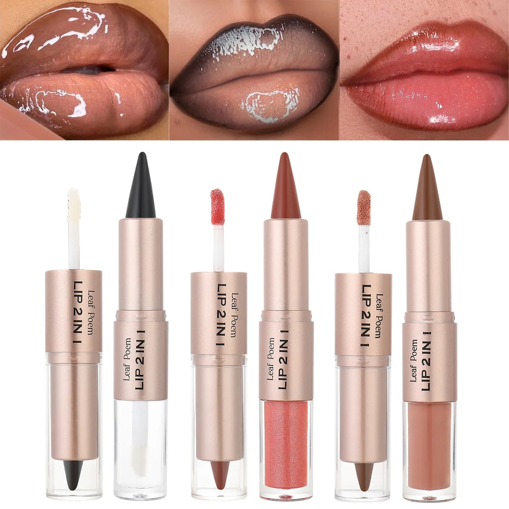 Lippenstift + Gloss (2 in 1)