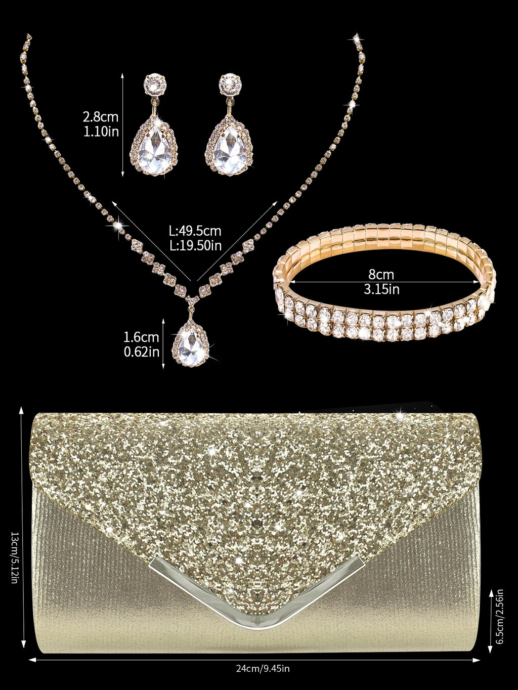 Ensemble Pochette Diamond Femmes