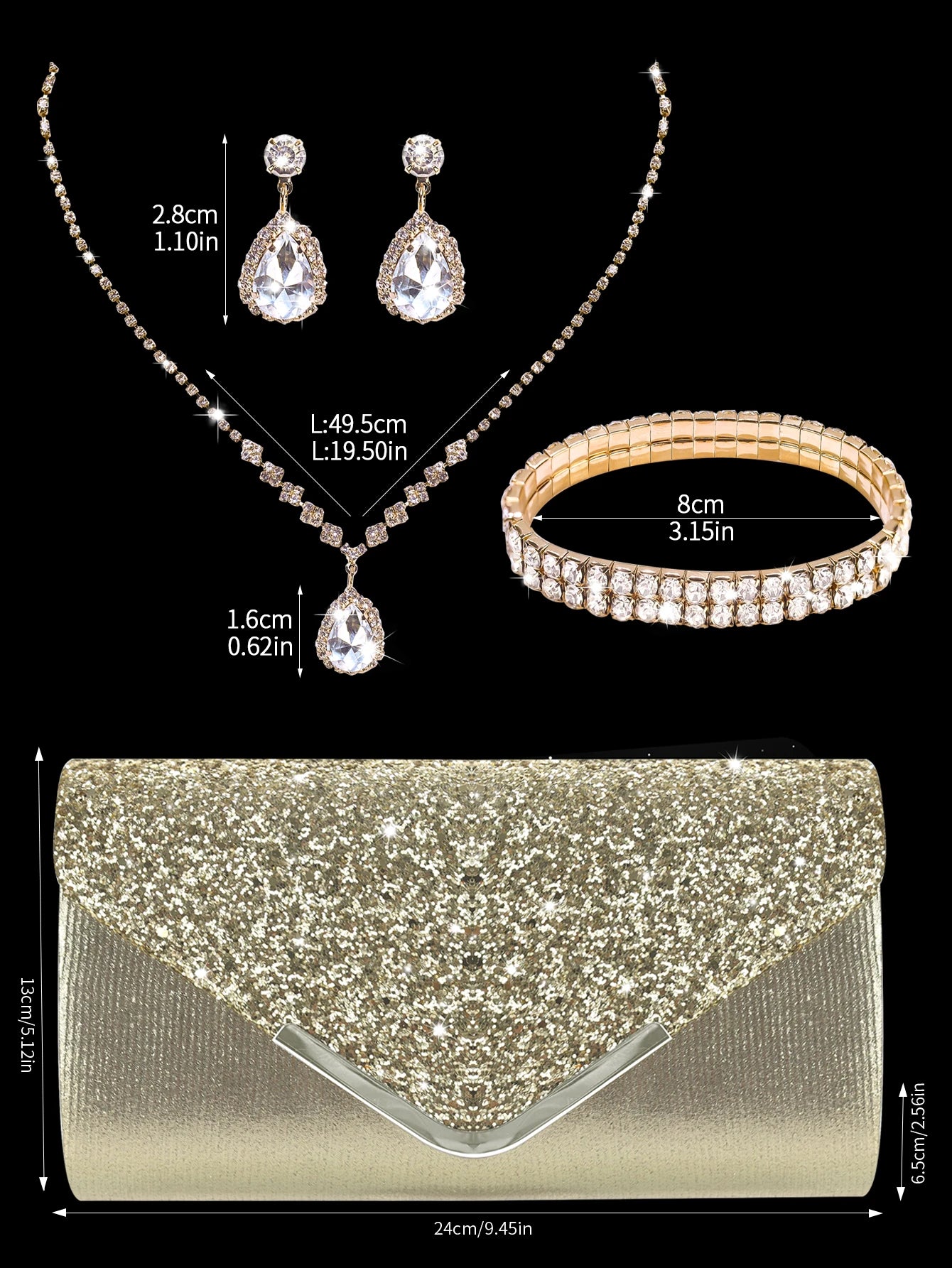 Ensemble Pochette Diamond Femmes