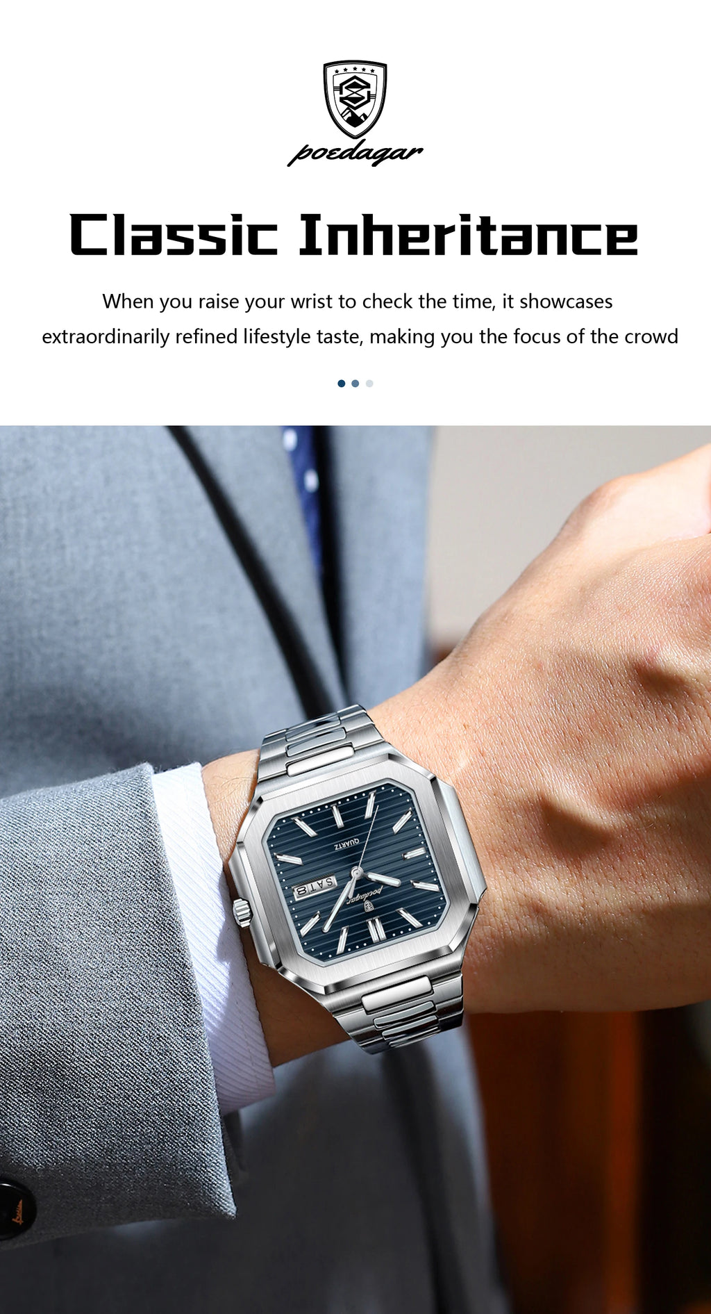 Montre A Quartz Stylish Hommes