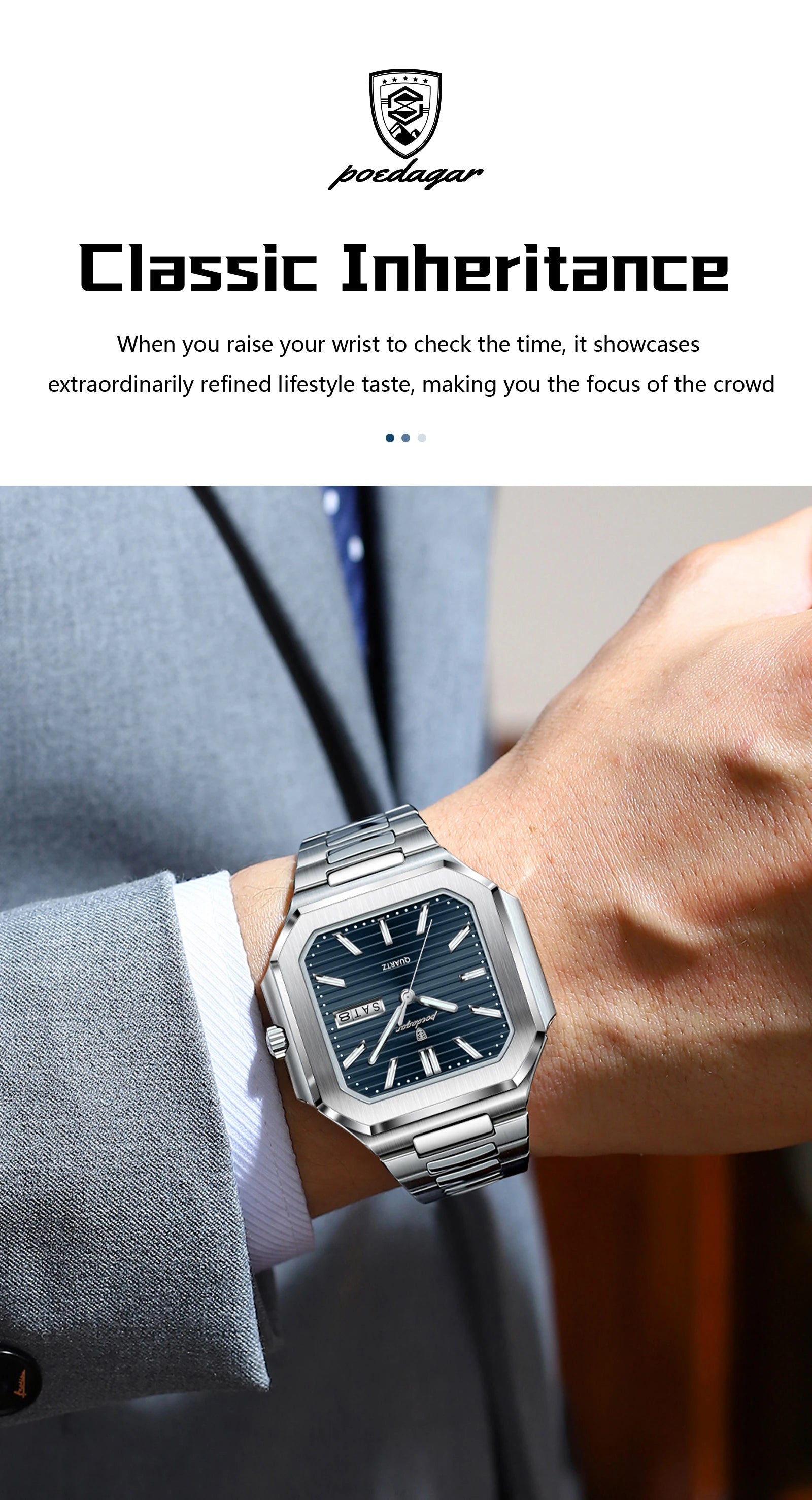 Montre A Quartz Stylish Hommes