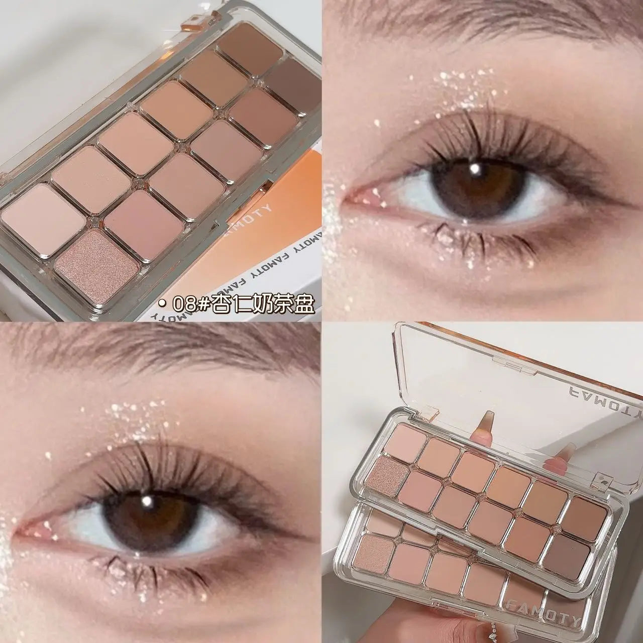 Palette Teintes Mattes Pour Yeux