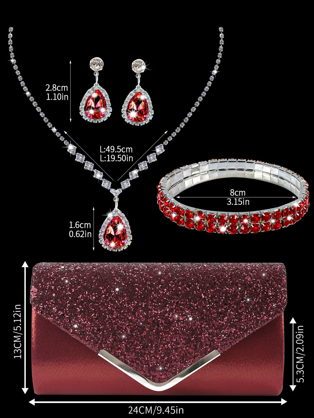 Ensemble Pochette Diamond Femmes