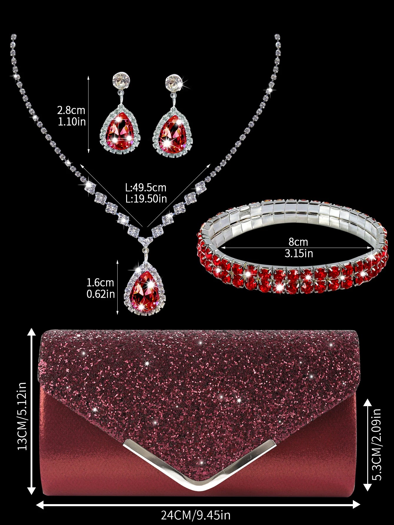 Ensemble Pochette Diamond Femmes