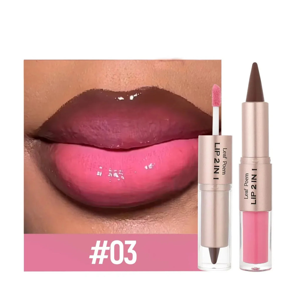 Lippenstift + Gloss (2 in 1)