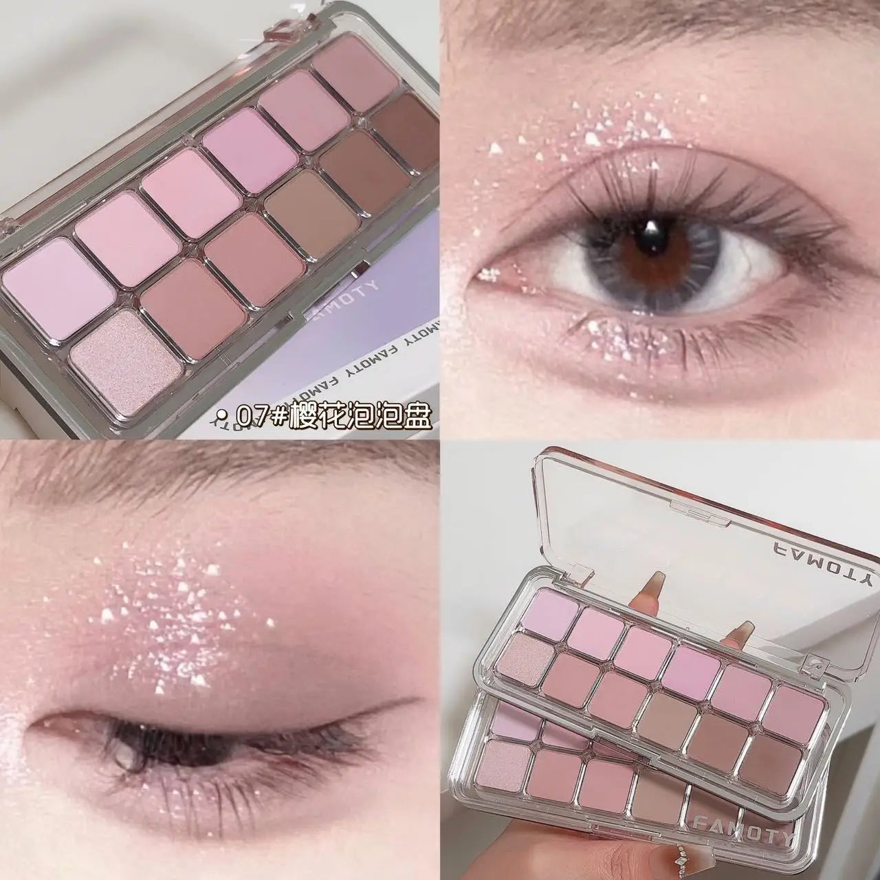 Palette Teintes Mattes Pour Yeux