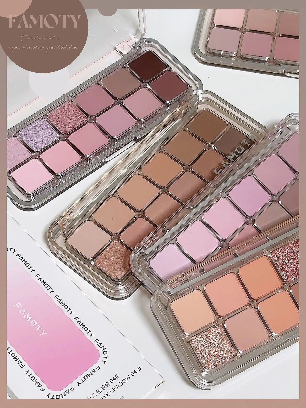 Palette Teintes Mattes Pour Yeux