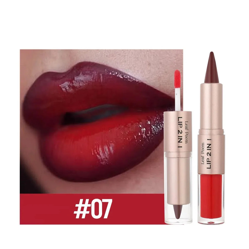 Lippenstift + Gloss (2 in 1)