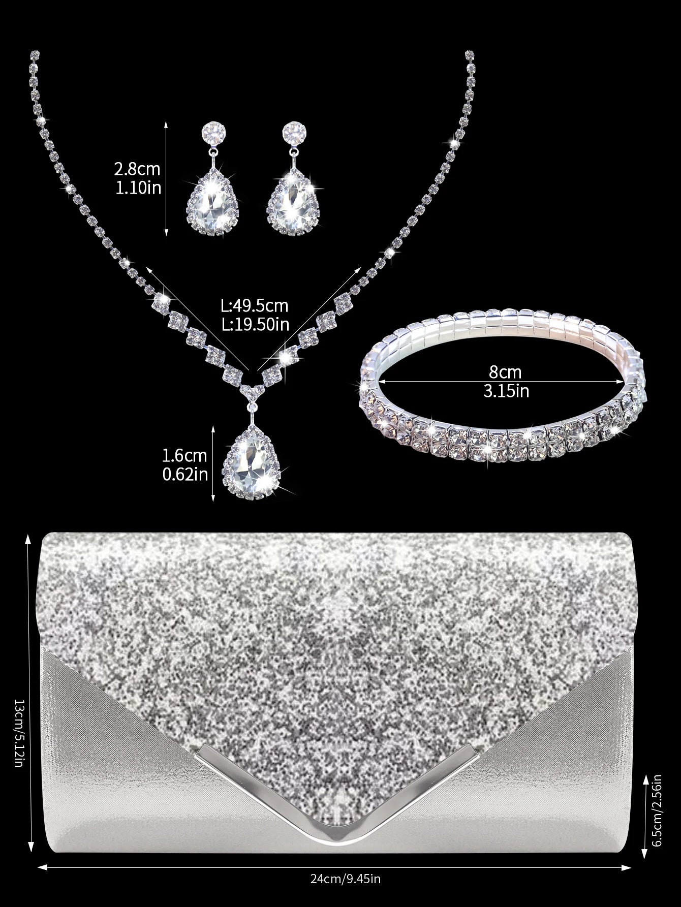 Ensemble Pochette Diamond Femmes