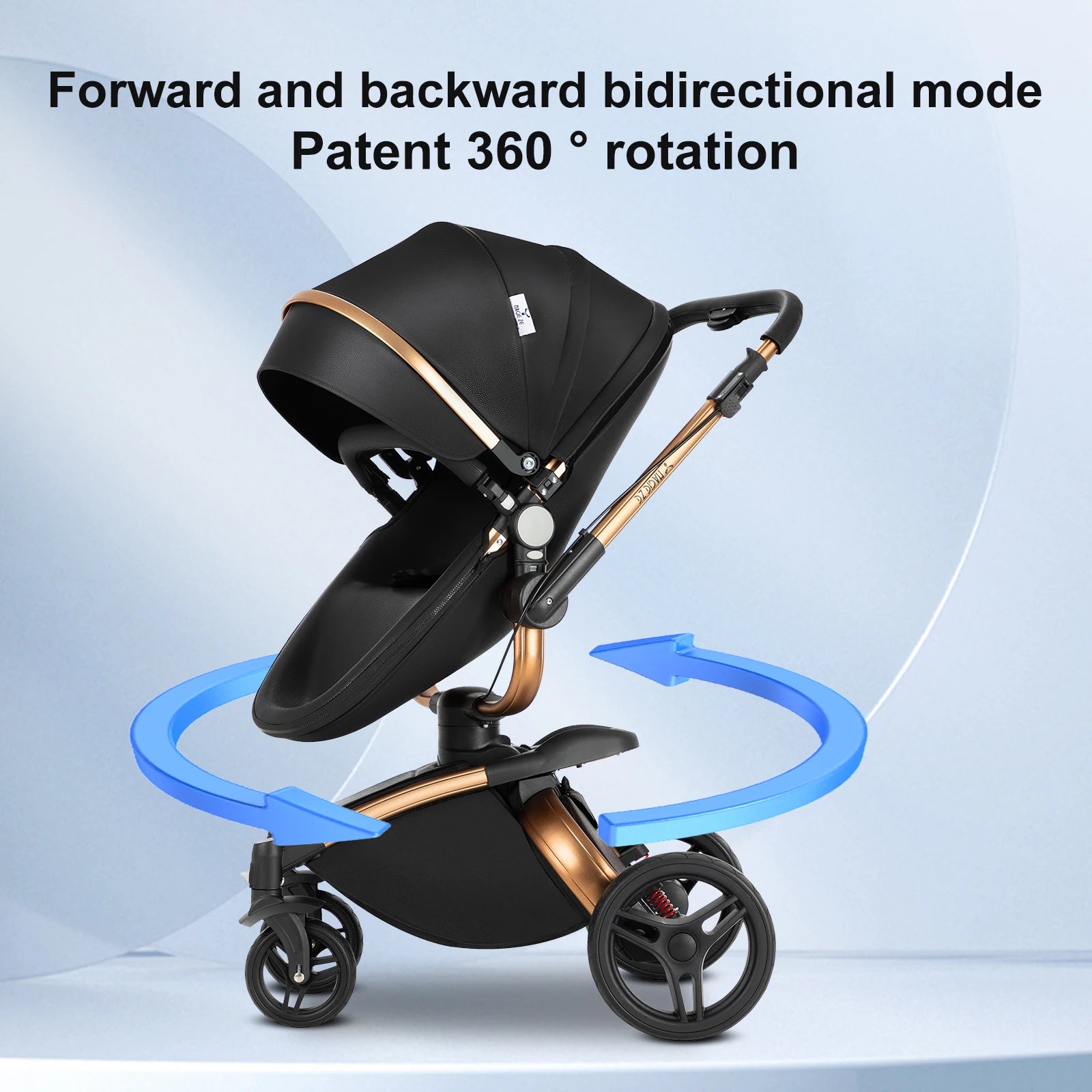 Poussette De Bébés Rotation 360 Degrés