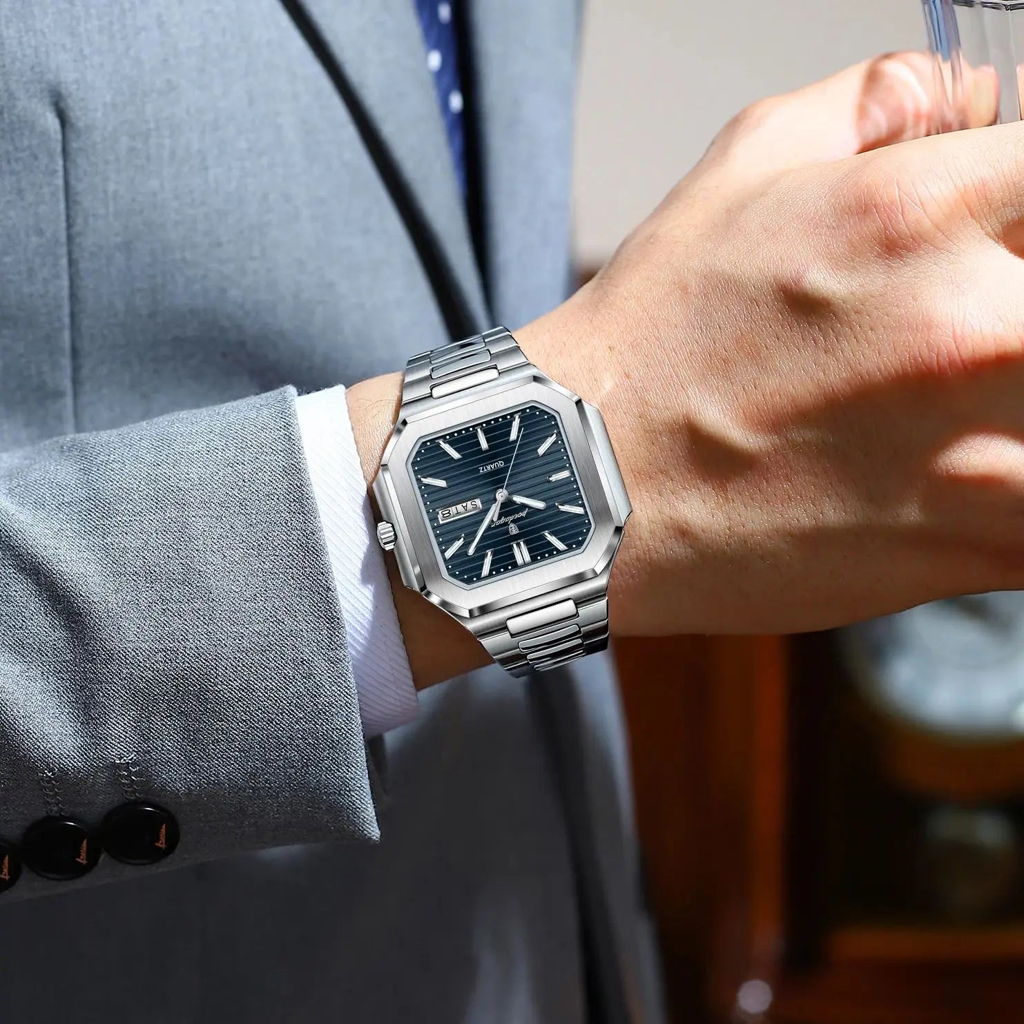 Montre A Quartz Stylish Hommes