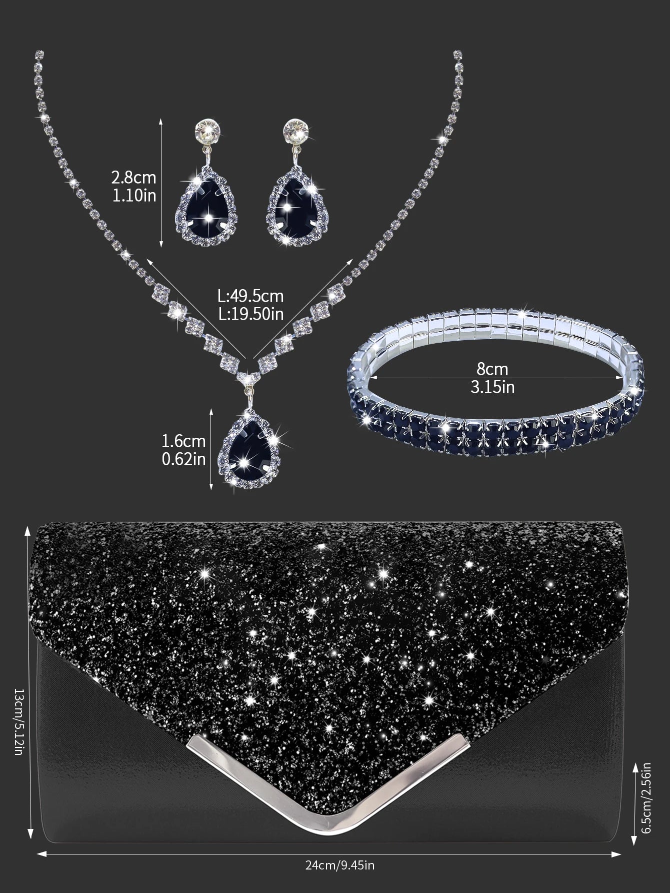 Ensemble Pochette Diamond Femmes