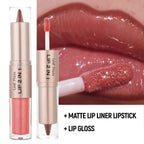 Lippenstift + Gloss (2 in 1)