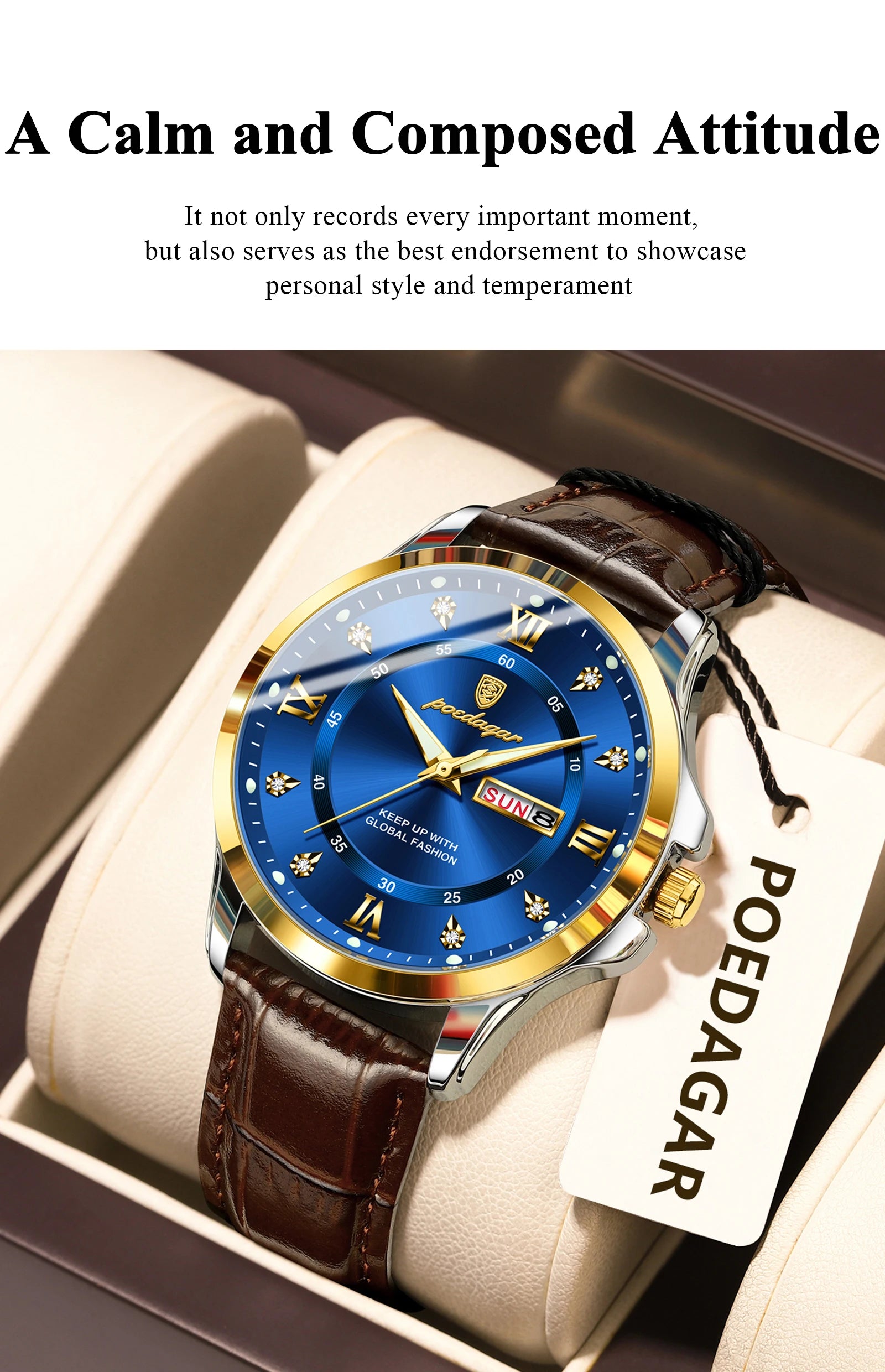 Montre A Quartz Gentleman Hommes